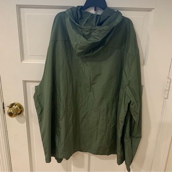 SCOTTeVEST Tec Hooded Windbreaker Jacket Mens XXXL Olive Green Zip Up Travel - Picture 6 of 14